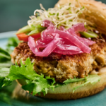 Plant-based Tikka Masala burger